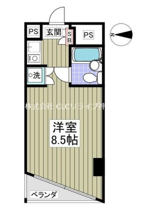シーサイドコート金沢八景 間取り図