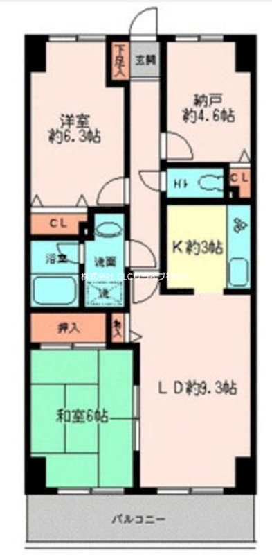 ガーデンシティ金沢文庫 間取り図