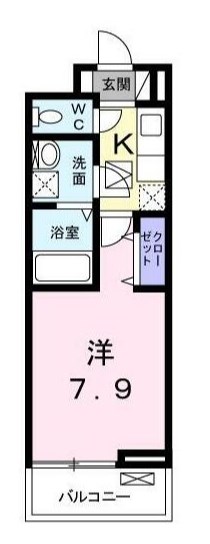 サンリットウエストK 間取り図