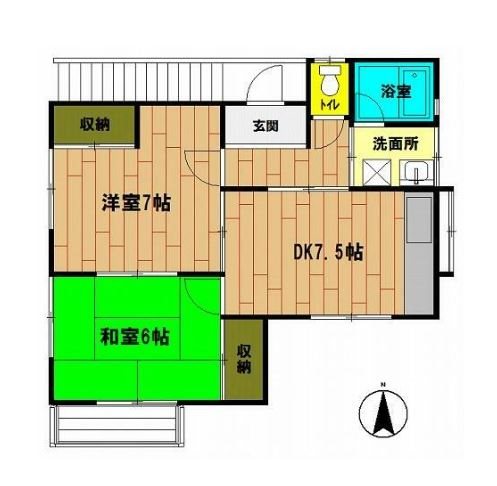 ハイツ丸山 間取り図