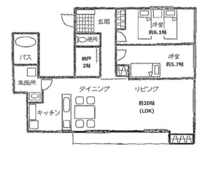ファーストビルⅡ 間取り図