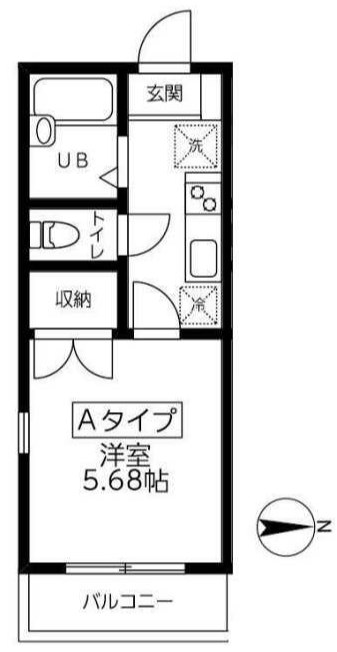 ラフィネ金沢八景Ⅱ 間取り図