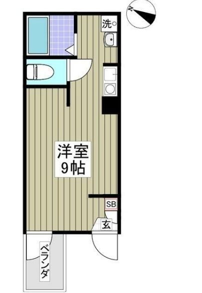 ベルフォート町屋町 間取り図
