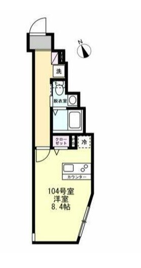 ベイルーム追浜ファースト 間取り図