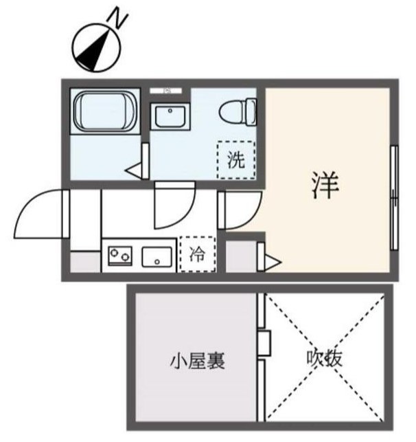 ベイルーム横浜六浦 間取り図