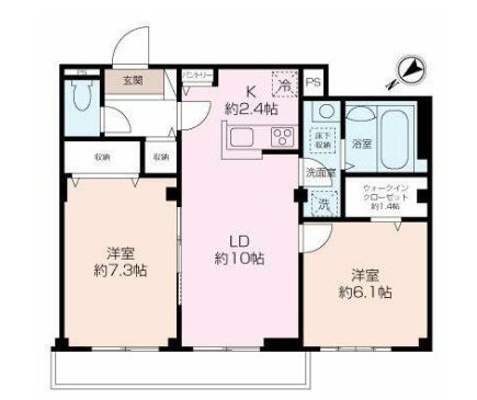 リヴィエル杉田 間取り図