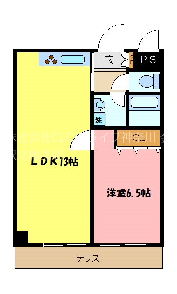 アーバンヒルズ能見台 105号室 間取り