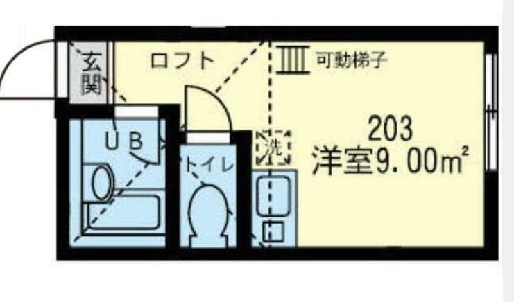 ユナイト金沢文庫マリーアンジェラ 間取り図