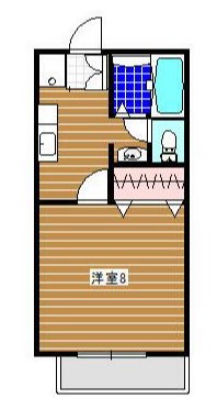 ビラ桂 間取り図