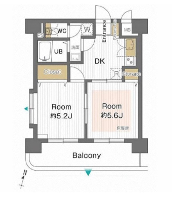 ドメイン新子安 間取り図