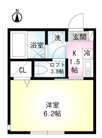 セレーノ田浦Ⅱ 間取り図