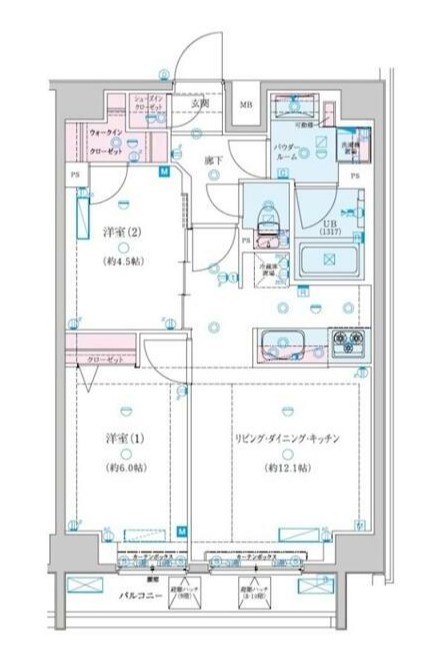 ジェノヴィア新子安 間取り図