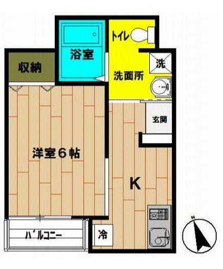 レアル六浦A棟 間取り図