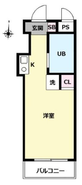 鈴木ビルヴァンハウス杉田 間取り図