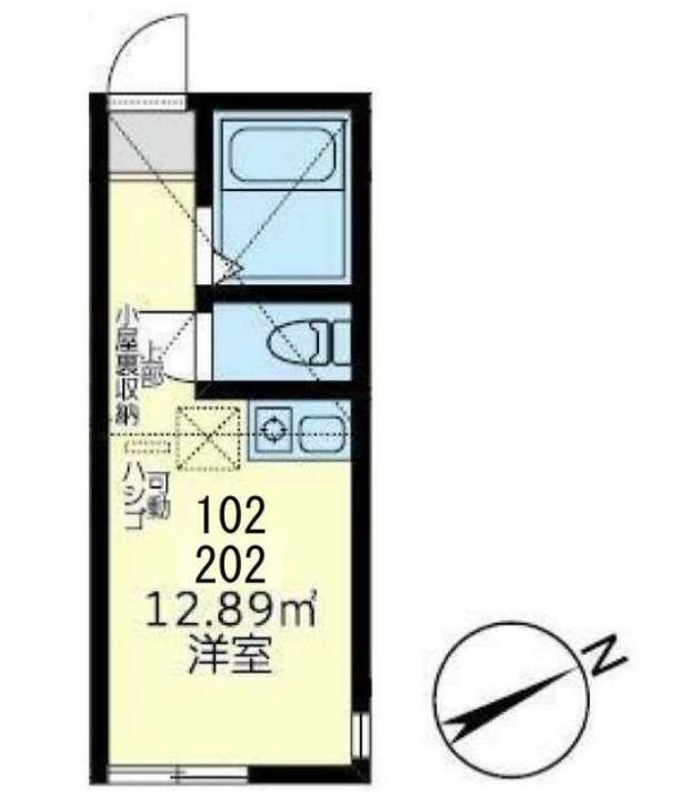 ユナイト八景トリパティ―の杜 202号室 間取り