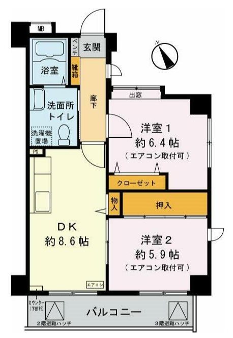サンリーフ保土ヶ谷 間取り