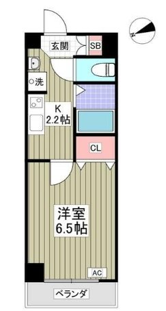 シャトール田口金沢八景 間取り図