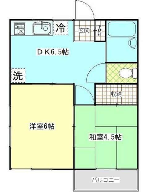 サンハイツ追浜 間取り図