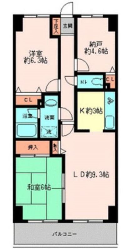 ガーデンシティ金沢文庫 間取り図