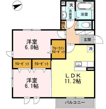 ノートルメゾン 間取り図