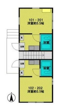 ホワイトキャビン高舟  間取り図