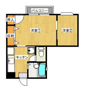リバーサイド杉山 間取り