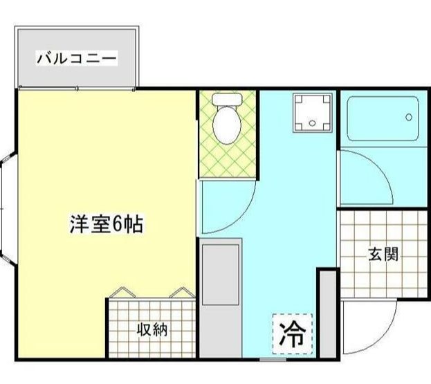 クレスト 105号室 間取り