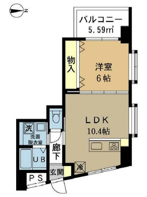 ST上大岡 間取り