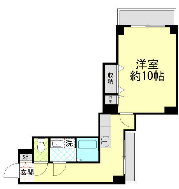菊水杉田ビル 203号室 間取り