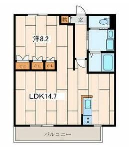 グランドゥール久良岐Ⅱ 間取り図