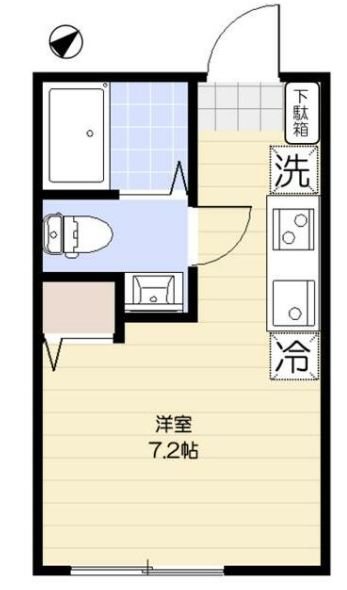 アルトハイム能見台  102号室 間取り