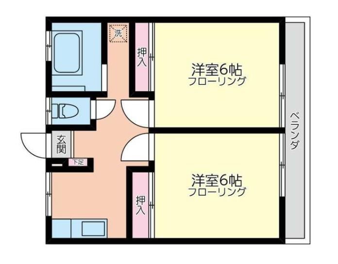 杉田ヴィレッチ 302号室 間取り