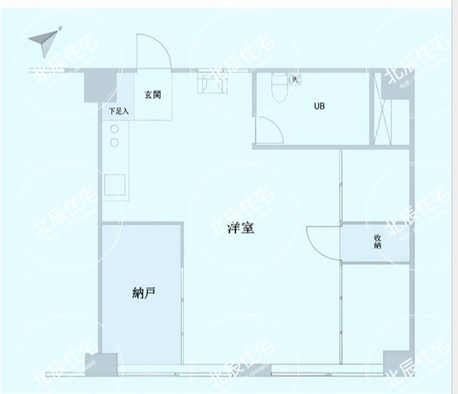 同潤会磯子 402号室 間取り