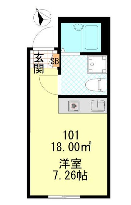 クレール弘明寺 間取り図