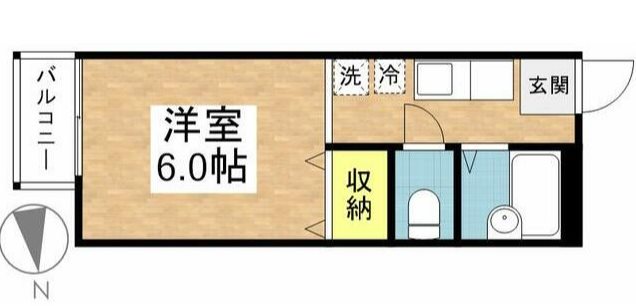 ベルシェ３０ 101号室 間取り