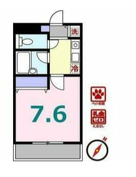 ユーカリヒルズ １０２号室 間取り