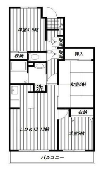 カームコート　八景島 間取り図