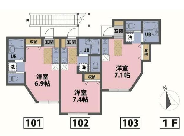 アリスガーデンS 間取り図