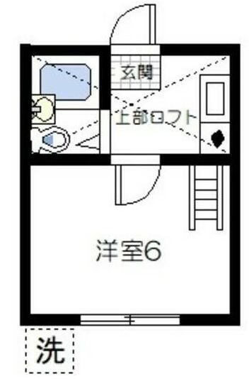 レジデンス西柴  102号室 間取り