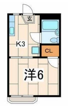 リーベマルサンA 間取り図