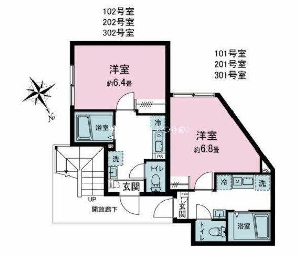 ベステージ金沢文庫Ⅱ 間取り