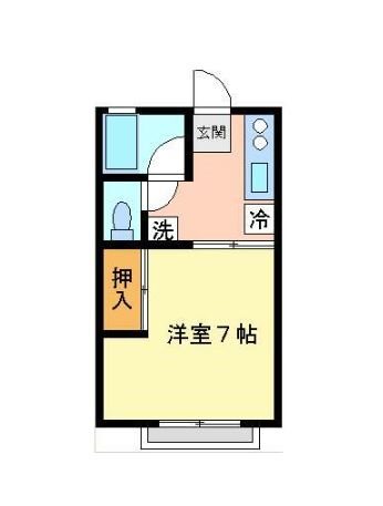 西方アパート 間取り