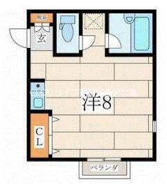 トップハイツ 22号室 間取り