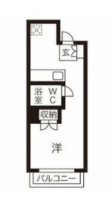 プロバンス 101号室 間取り