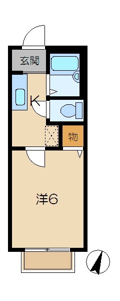 グレイスヒル追浜 205号室 間取り