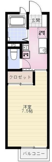 ライフ 205号室 間取り
