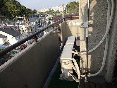 セザール富岡 ベランダ