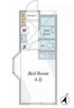 シャンブル八景    間取り