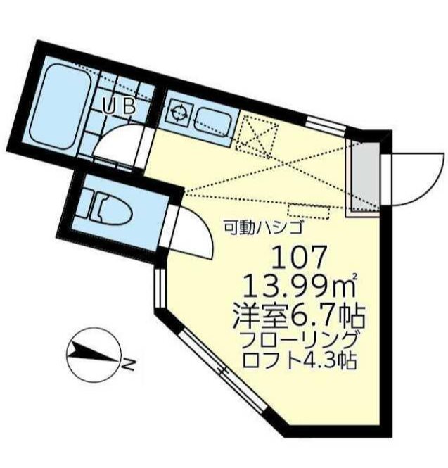 ユナイト八景アルザス・ロレーヌ  間取り図