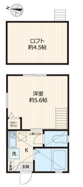 G.Aヒルズ追浜 間取り図